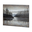 Sunset Narrows Original Hand Painted on Wood Oil Painting by Mercana at Eve Furniture