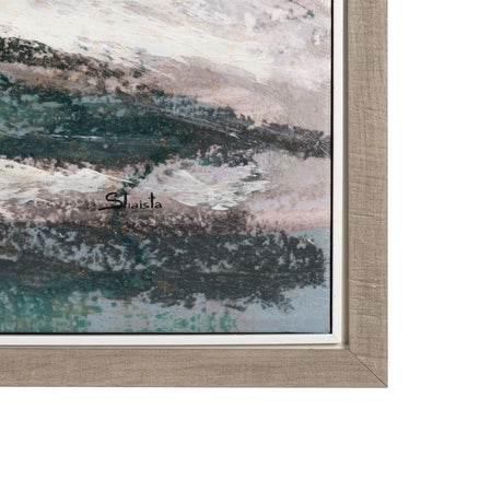 Sunshine Glare on The Waves II by Mercana Studio a Hand Embellished Textured Framed Canvas by Mercana at Eve Furniture