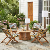Sunshine Multicolor Outdoor Lounge Chair by Zuomod at Eve Furniture