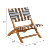 Sunshine Multicolor Outdoor Lounge Chair by Zuomod at Eve Furniture