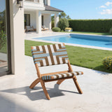 Sunshine Multicolor Outdoor Lounge Chair by Zuomod at Eve Furniture