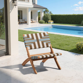 Sunshine Multicolor Outdoor Lounge Chair by Zuomod at Eve Furniture