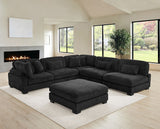 Supreme Black 6-Piece Modular Sectional by New Era Innovations at Eve Furniture