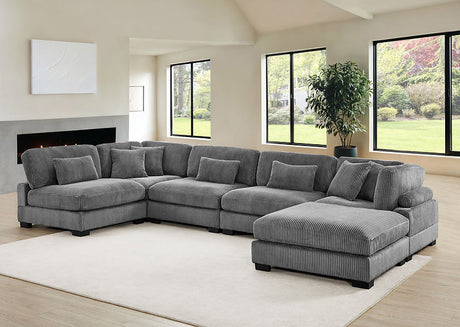 Supreme Grey 6-Piece Modular Sectional by New Era Innovations at Eve Furniture