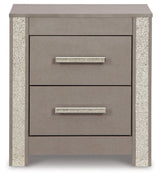 Surancha Gray Nightstand