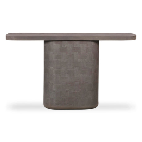 Suraya 55" Indoor/Outdoor Concrete Console Table by TOV Furniture at Eve Furniture