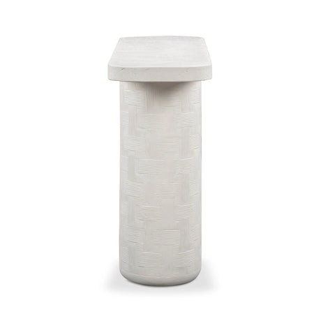 Suraya 55" Indoor/Outdoor Concrete Console Table by TOV Furniture at Eve Furniture