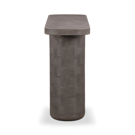 Suraya 55" Indoor/Outdoor Concrete Console Table by TOV Furniture at Eve Furniture