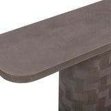 Suraya 55" Indoor/Outdoor Concrete Console Table by TOV Furniture at Eve Furniture