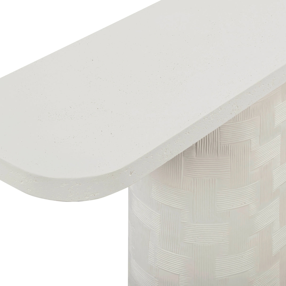 Suraya 55" Indoor/Outdoor Concrete Console Table by TOV Furniture at Eve Furniture