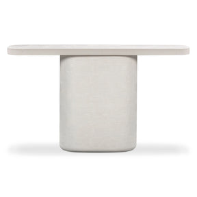 Suraya 55" Indoor/Outdoor Concrete Console Table by TOV Furniture at Eve Furniture