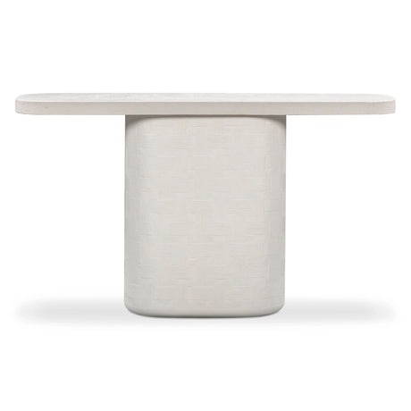 Suraya 55" Indoor/Outdoor Concrete Console Table by TOV Furniture at Eve Furniture