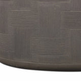 Suraya 55" Indoor/Outdoor Concrete Rounded Coffee Table by TOV Furniture at Eve Furniture