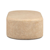 Suraya 55" Indoor/Outdoor Concrete Rounded Coffee Table by TOV Furniture at Eve Furniture