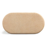 Suraya 55" Indoor/Outdoor Concrete Rounded Coffee Table by TOV Furniture at Eve Furniture