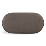 Suraya 55" Indoor/Outdoor Concrete Rounded Coffee Table by TOV Furniture at Eve Furniture