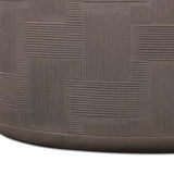 Suraya 55" Indoor/Outdoor Concrete Rounded Coffee Table by TOV Furniture at Eve Furniture