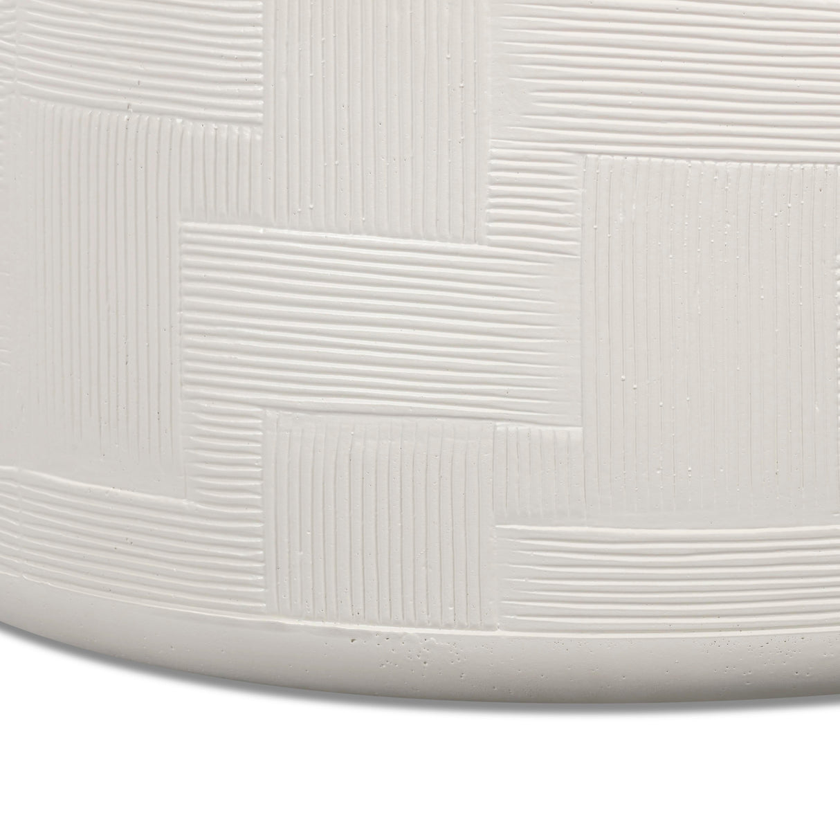 Suraya 55" Indoor/Outdoor Concrete Rounded Coffee Table by TOV Furniture at Eve Furniture