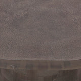 Suraya Indoor/Outdoor Concrete Side Table by TOV Furniture at Eve Furniture