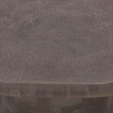 Suraya Indoor/Outdoor Concrete Side Table by TOV Furniture at Eve Furniture