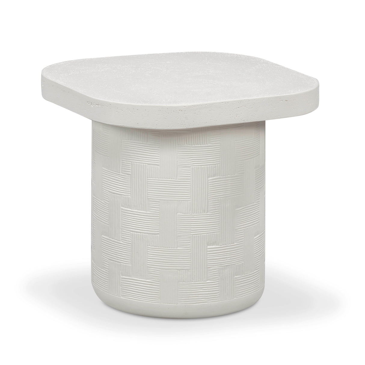 Suraya Indoor/Outdoor Concrete Side Table by TOV Furniture at Eve Furniture