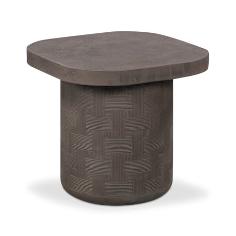 Suraya Indoor/Outdoor Concrete Side Table by TOV Furniture at Eve Furniture