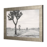 Surf Fence by Mercana Studio a Hand Embellished Textured Framed Art Print by Mercana at Eve Furniture
