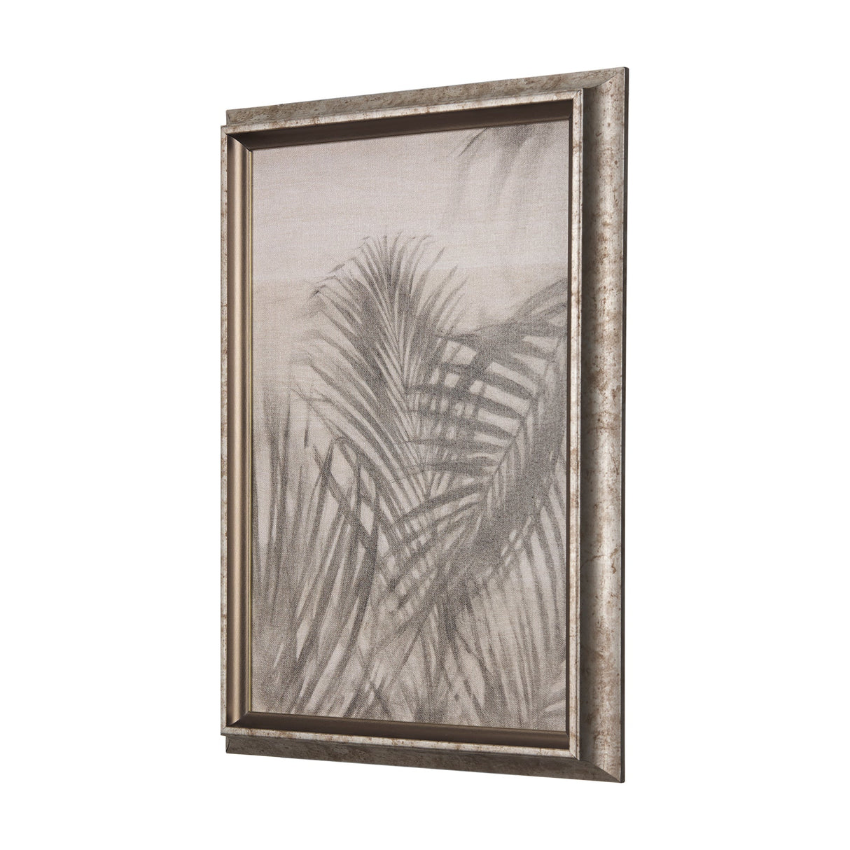Surf Fence by Mercana Studio a Hand Embellished Textured Framed Art Print by Mercana at Eve Furniture