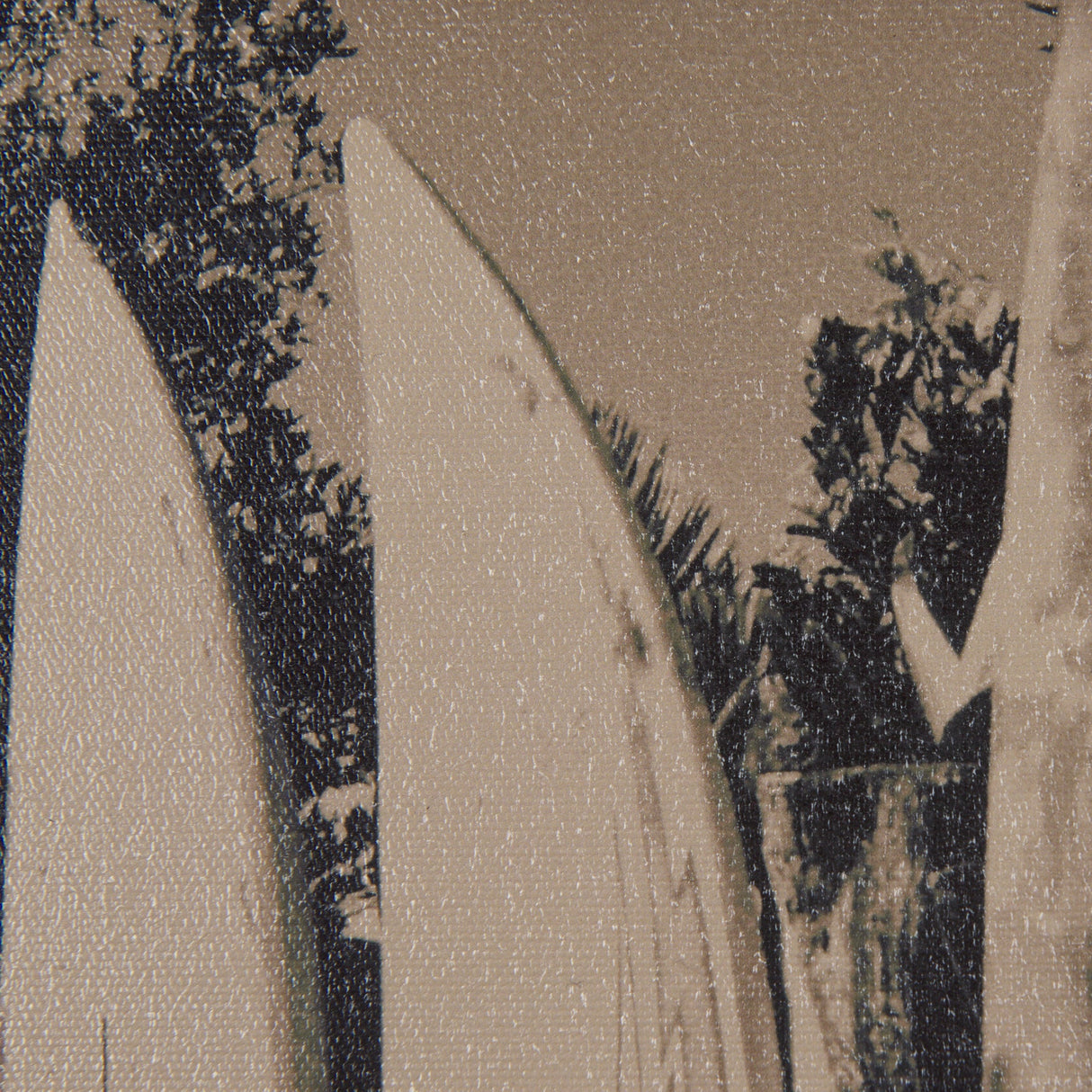 Surf Fence by Mercana Studio a Hand Embellished Textured Framed Art Print by Mercana at Eve Furniture