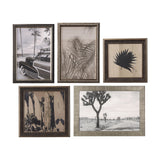 Surf Fence by Mercana Studio a Hand Embellished Textured Framed Art Print by Mercana at Eve Furniture