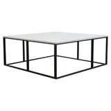 Surface Marble Square Coffee Table by Diamond Sofa at Eve Furniture