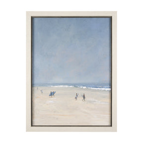 Surfers and The Sea I by Mercana Studio a Hand Embellished Textured Framed Art Print by Mercana at Eve Furniture