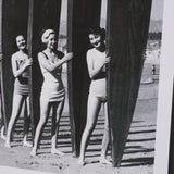 Surfin' Gals by The Chelsea Collection Hand Embellished Textured Framed Art Photo Matted under Glass by Mercana at Eve Furniture