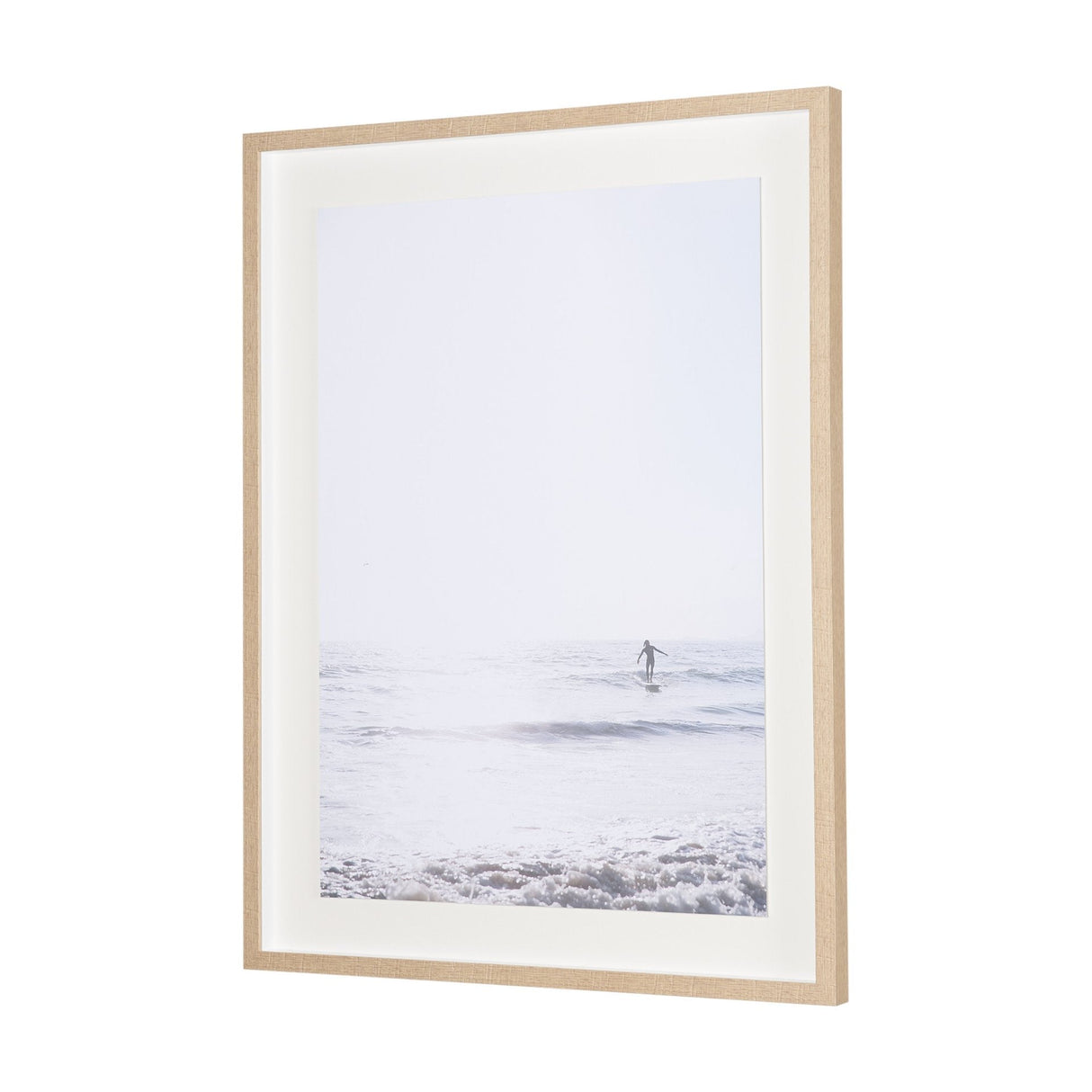 Surfing the Horizon by Shot By Clint Framed Photo Print Matted under Glass by Mercana at Eve Furniture