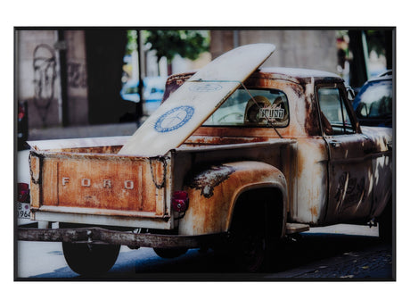 Surf'S Up Orange/Natural Wall Art by Crestview at Eve Furniture