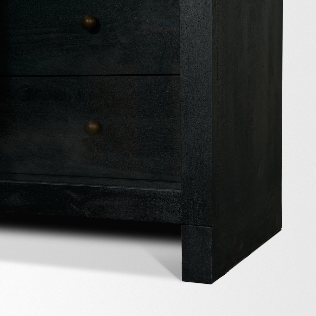 Suri Black Wood W/Glass Doors Arched Curio Cabinet by Mercana at Eve Furniture