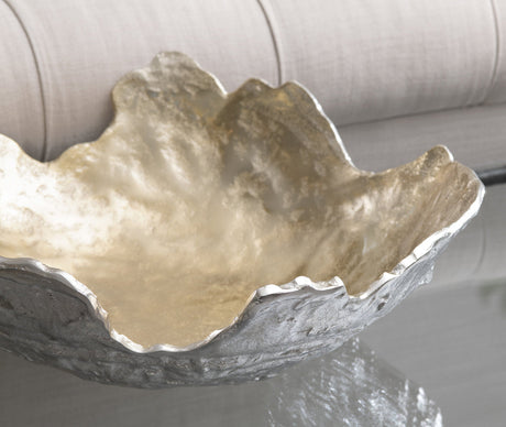 Suri Gold Sculpted Bowl (Set of 2) by Crestview at Eve Furniture