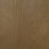 Suri Mid Brown Wood w/ Glass 4-Door Closed Sideboard by Mercana at Eve Furniture