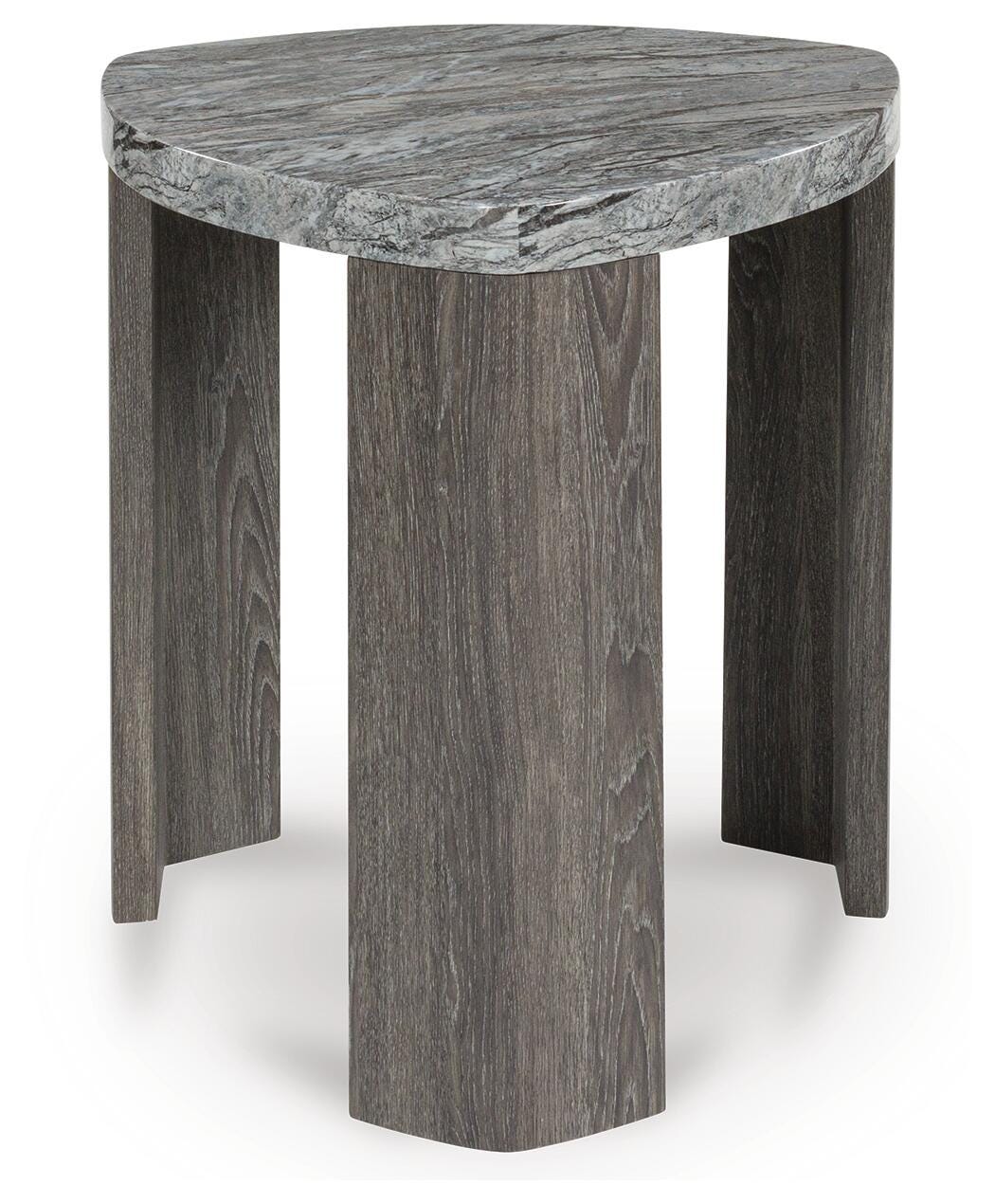 Surmour Gray/Brown Coffee Table and End Table by Ashley at Eve Furniture