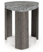 Surmour Gray/Brown End Table by Ashley at Eve Furniture