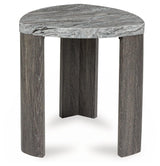 Surmour Gray/Brown End Table by Ashley at Eve Furniture
