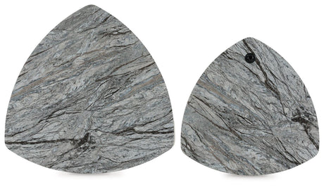 Surmour Gray/Brown Stacked Coffee Table by Ashley at Eve Furniture