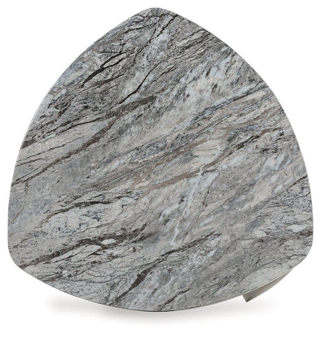 Surmour Gray/Brown End Table by Ashley at Eve Furniture