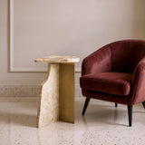 Surya Beige Side Table by Zuomod at Eve Furniture