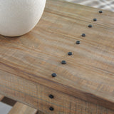 Susandeer Brown Sofa/Console Table by ASHLEY FURNITURE at Eve Furniture