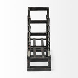 Suspension Set of 2 19L x 4W Brown Wrought Iron Suspension Bridge Bookends by Mercana at Eve Furniture