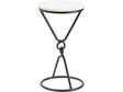 Sussex Black/White Drink Table by Crestview at Eve Furniture