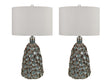 Sussex White Large Table Lamp (Set of 2) by Crestview at Eve Furniture