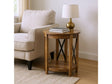 Sutton Brown/Black Creek End Table by Crestview at Eve Furniture