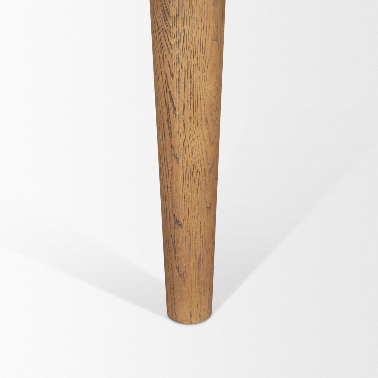 Suvan Light Brown Rectangular Oak Wood Dining Table by Mercana at Eve Furniture